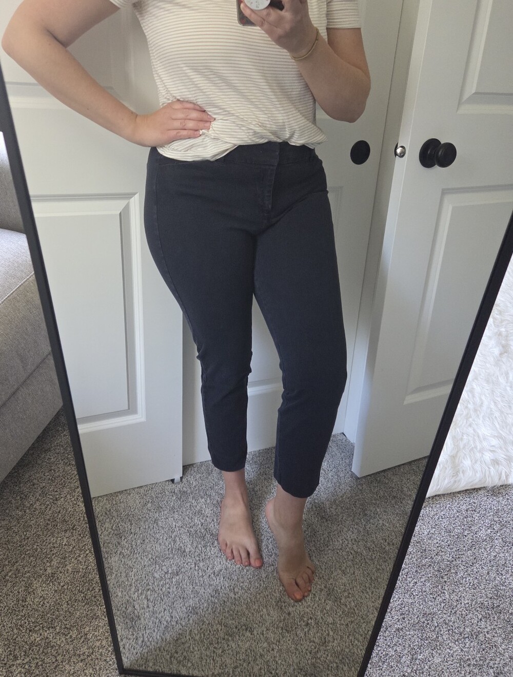 Old Navy Black Pixie Pants Straight Fit Women's Bottoms